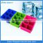 Popular colorful silicone custom ice mold