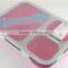 Silicone Container Combo With Spork 3 Components Collasible Lunch Box