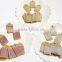Wedding Party Card Bronze Gold Pink Glitter Label Gift Price Mini Hang Tag