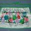 classical design green border terry cotton towel with pigment printing waist apron