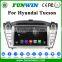 2016 Funwin Hot selling 2 din car multimedia dvd player for hyundai tucson dvd car radio navigation system