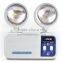2W rechargeable plastic twin head emergency light
