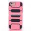 Wholesale fancy tank style tpu+pc 2 in 1 back cover case for iphone 6 plus