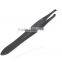 black painting Stainless steel slanted tweezer