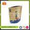 Cheap plastic stand up food grade brown paper bag.