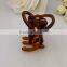 Ladies brown black Plastic Mini Hairpin 6 Claws Hair Clip Clamp 12 Pcs