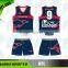 Long sleeved/sleeveless sublimation AFL jumper and shorts