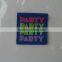 high density t-shirt bottom center fold woven label