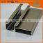 Free Sample Brush Champagene Gold Motorhome Rv Aluminum Door Frame Extrusion