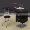 new design black manicure table nail salon table