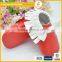 New style baby shoes red and white joint soft sole leather baby shoes