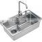 Professional Factory Cheap Wholesale Trendy style stainless steel kitchen wash basin from China workshop