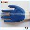 BSSAFETY Palm nitrile coated cheap zebra safety working gloves