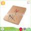 Hot sale recyclable kraft paper gift packing handkerchief with lid