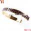 Brass cuff bangles genuine python steel bracelets wholesale sale