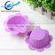 Beautiful round flower cup cake cup