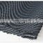 High quality polyester wave pattern crochet black lace fabric wholesale