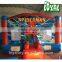 2016 Hot inflatables for kids,0.5mm PVC horse bouncer, commercial jumping castle with slide