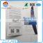 Hot sale two-folded foldable paper flyer for PVC card