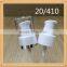 Luxury cosmetic spray pump for bottles/special crem pump 20/410
