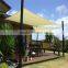 Square hdpe shade sail and triangle hdpe shade sail exporting to Europe