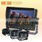 7 inch waterproof rear view system waterproof night vision automobile super mini camera