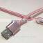 Good Quality 2 In 1 USB Cable 100cm Retractable USB Data Cable for Samsung and MFI