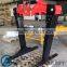 Material handing forklift clamp attachment hydraulic brick block grab