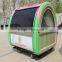 mobile hand push food cart