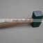 forged Stone hammer with wooden/firber/plastic-coated handle