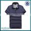 Bead with mesh cotton short sleeves fake polo t shirt can be emborided