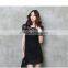 black short dress 2014 female black lace dresses
