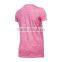 Hot Sale High Quality Women Custom Gym Sports Apparel Printed Logo T shirt