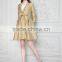 Fashion Ladies Khaki Color windbreaker Wind Coat