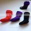 high quality winter fleece rain boot socks with knit cuff