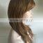 Top Beauty Stock Color Brown Blonde Mix Long Straight Cosplay Women Halve Wig Natural Straight Wigs