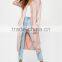 MGOO 2017 New Arrival Long Sleeves Custom Silky Duster Coat Women Pink Zip Up Jackets Spring Satin Blazers