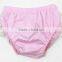 Cute pink childrens toddlers baby underwear girls infant diaper covers lace kids diaper cover