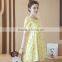 Zm51266a Short Sleeve Summer Cotton Elegant Maternity Dress