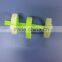 Green precut small hook & loop adjustable cable ties for all purpose