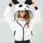 Good sales panda style custom made hoodies for women very cute