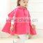 High Fashion Boutique Clothing Baby Cape Latest Hooded Satin Cape for Girls