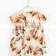 Front and back yoke detail floral baby girls dresses