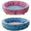 PVC Inflatable Round 3-Ring Fish Printed Baby Bath Pool