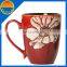 Hot sale porcelain decalcomania coffee mug