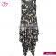 Black Background Ditsy Floral Print Women Clothing Sleeveless Dress