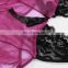 Chaozhou Supplier Hot Selling Long Fashion Big Woman Lady Women Lace Black And Purple Transparent Sexy Lingeries