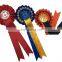 Factory Handmade Triple Layer Horse Race Award Ribbon Rosette Badge,Horse Sport Flower Ribbon Rosette,Profession Supplier
