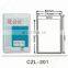 clear soft plastic vertical badge id card holder
