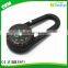 Winho Multifunctional Carabiner Mini Compass Thermometer Keychain 3 In 1 For Hiking